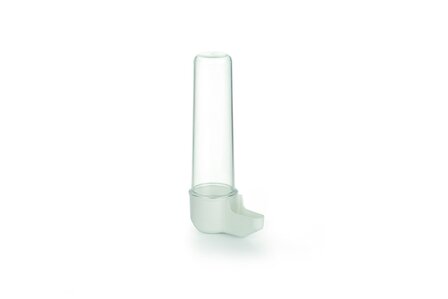 Vogelkooi waterfles wit