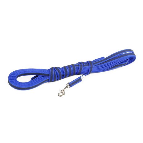 Julius k9 anti slip looplijn 14mm blauw