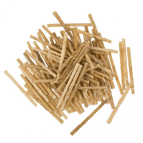 Runderhuid sticks 4-6mm 100 stuks