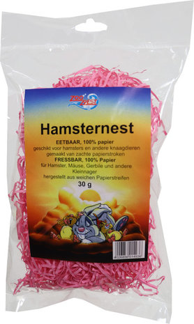 Zoobest Hamsternest 30 gram roze