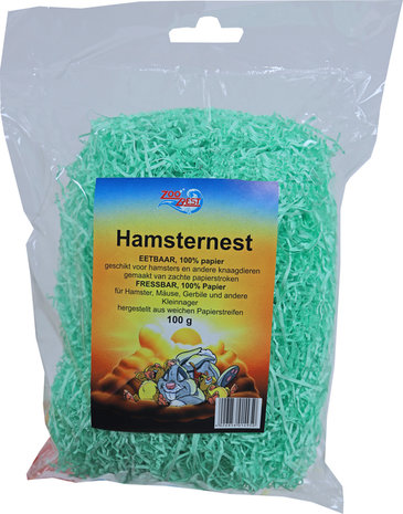 Zoobest Hamsternest 100 gram groen