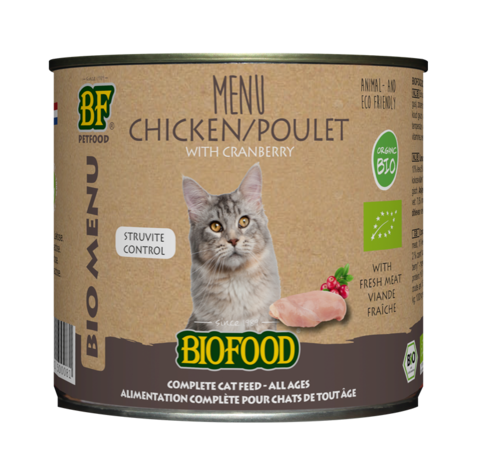 Biofood Organic Kip Menu Blik 200 gram
