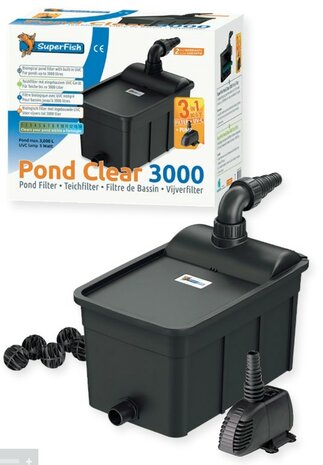 SuperFish Pond Clear kit 3000 3 in 1 vijverfilter det.3