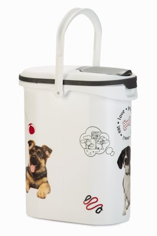 Curver Voercontainer hond 10 liter - ca. 4 kg det.2