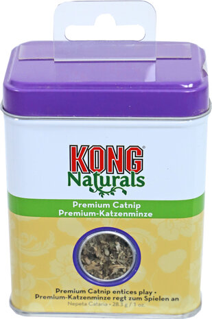 KONG Naturals Catnip Premium 28g en 57g &ndash; 1ste klas kattenkruid
