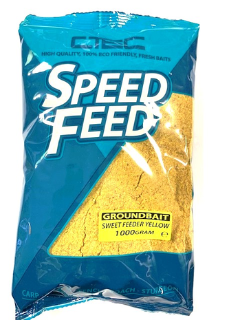 Spro speedfeed lokvoer feeder geel yellow