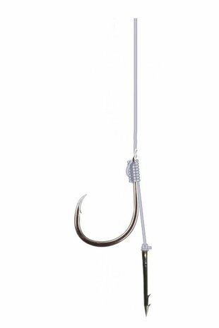 Gamakatsu Onderlijn 12cm Method feeder met spike