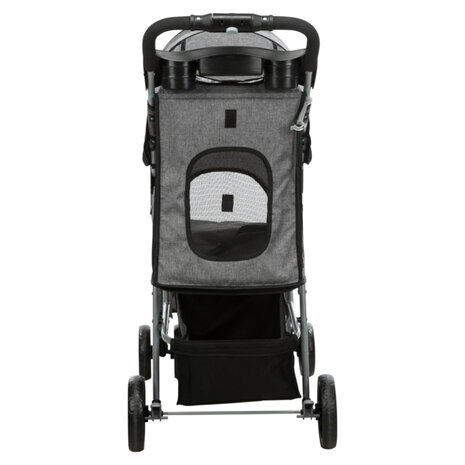 Honden Buggy Zwart grijs det.6