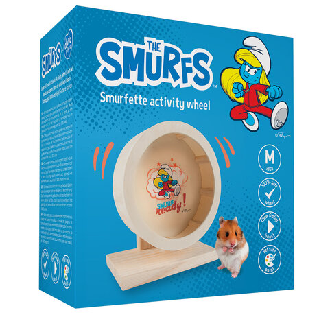 Jetpack smurf houten loopwiel 20 cm det.2