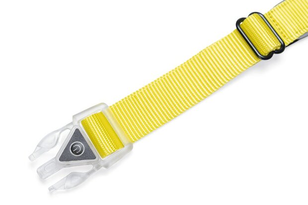 Beeztees safety gear hondenhalsband parinca geel det.5