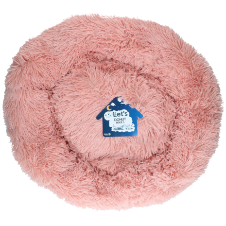 Lets sleep donut hondenmand roze det.2