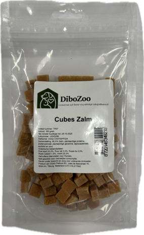 DiboZoo hondensnack cubes zalm 100 gram