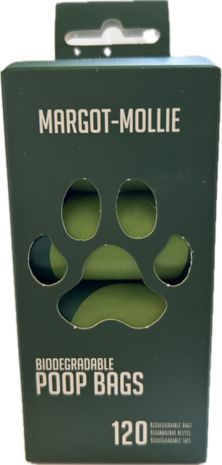 Margot-Mollie afbreekbare poepzakjes 120 stuks det.1