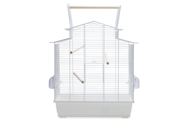 Vogelkooi Big Iza 3 Open Wit det.2