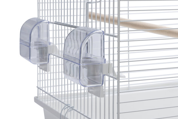 Vogelkooi Big Iza 3 Open Wit det.7