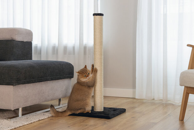 Beeztees krabpaal Gina XL 90 cm zwart det.6