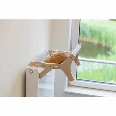 Trixie hangmat- kattenstoel hout det.3