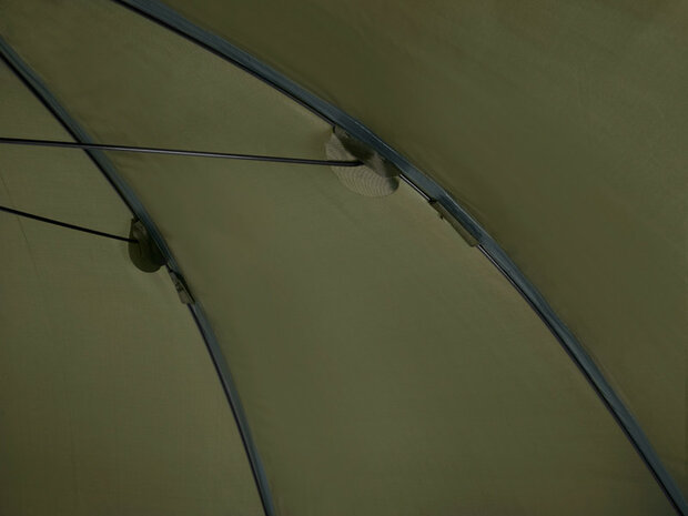 Delphin BigONE CARP paraplu open – 250 cm vissersparaplu voor karpervissers