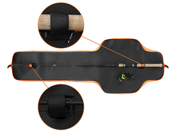 Delphin SpinCASE EVA foudraal – open geklapt