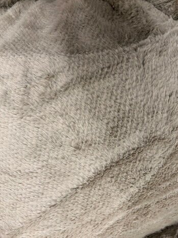 Adori hondenmand Maya taupe 86x68x30 cm pluche hondenmand met hoge randen en lage instap stof