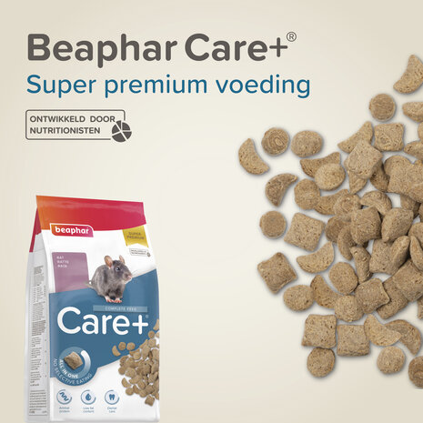 Beaphar Care+ rattenvoer 700gram super premium voer