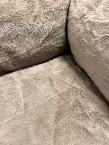 Adori Jett Hondenmand Taupe &ndash; Zacht & Wasbaar