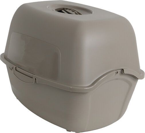 Rotho Bailey design kattenbak in cappuccino achterkant