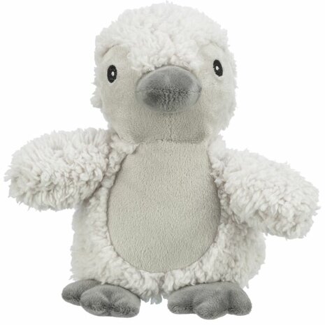 Trixie hondenspeeltje pingu&iuml;n 23 cm van gerecycled pluche zonder pieper