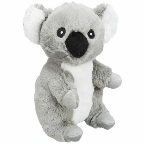 Trixie pluche hondenspeeltje Koala Beer 21 cm met geluid &ndash; veilig speelgoed voor honden