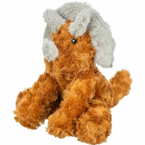 Trixie pluche hondenspeeltje Dino 25 cm zonder pieper zacht hondenspeelgoed