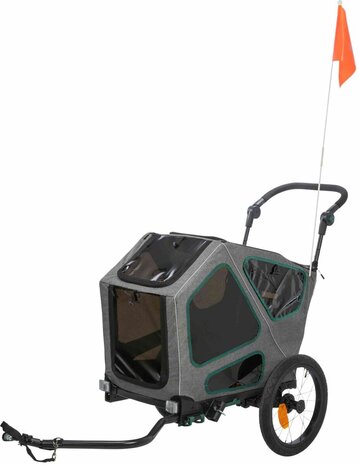 Trixie hondenfietskar met vering medium tot 35 kg det.1