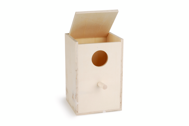 Fauna Broedkast Staand | Parkieten & Agaporniden Hout deksel