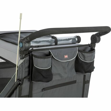 Trixie hondenfietskar en wandelwagen medium