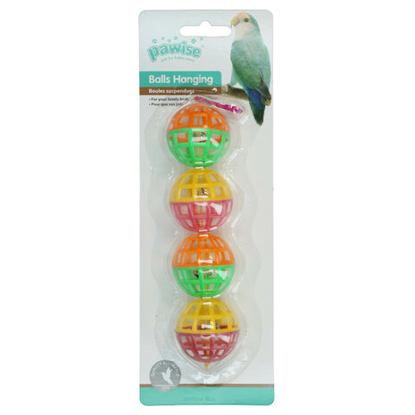 Pawise speelballen voor vogelkooi 16 cm
