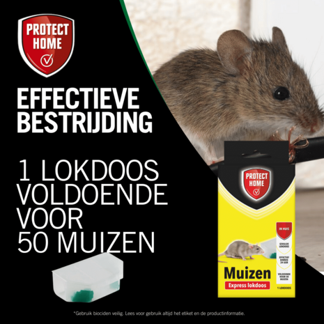 Protect Home Express Muizenlokdoos &ndash; Muizenvergif