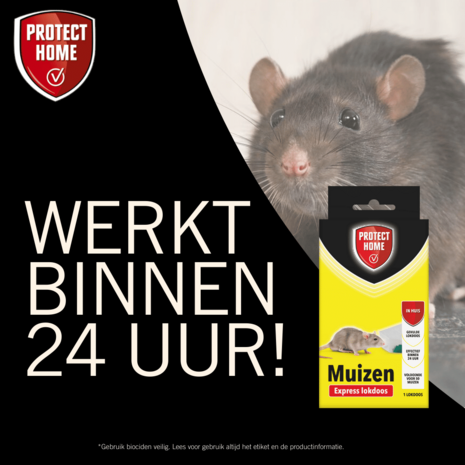 Protect Home Express Muizenlokdoos &ndash; Muizenvergif