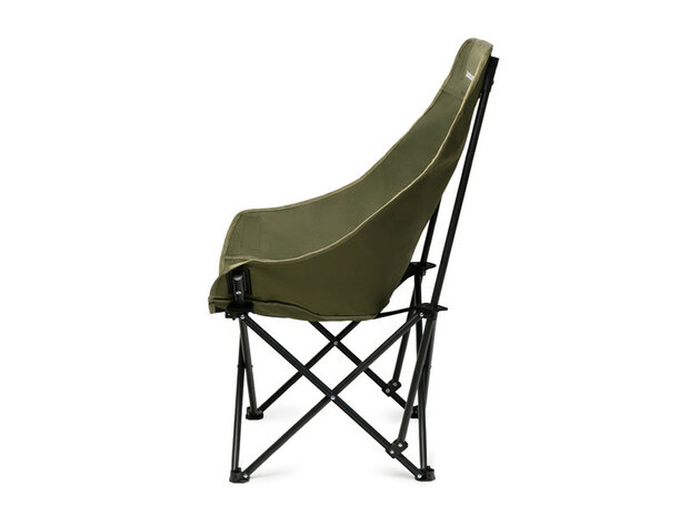 De Delphin WASABI LONGback is een comfortabele, betaalbare opvouwbare stoel met een hoge rugleuning (60 cm) en een traagschuim 