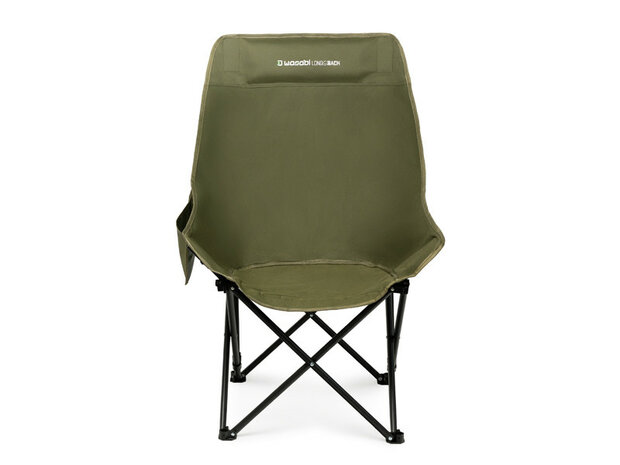 De Delphin WASABI LONGback is een comfortabele, betaalbare opvouwbare stoel met een hoge rugleuning (60 cm) en een traagschuim 