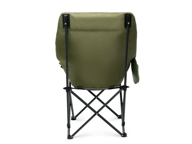 De Delphin WASABI LONGback is een comfortabele, betaalbare opvouwbare stoel met een hoge rugleuning (60 cm) en een traagschuim 