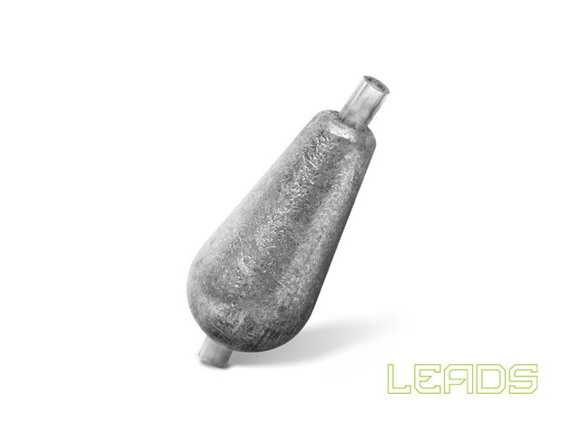 LEADS peerlood met plastic tube voor het vissen op karper en roofvis
