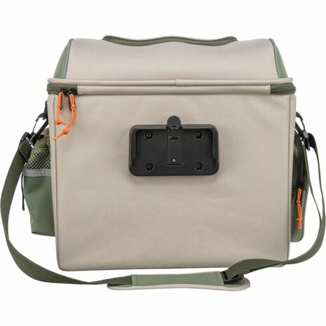 TRIXIE stuur fietsmand groen beige voor kleine hond tot 6 kg met beugelhouder