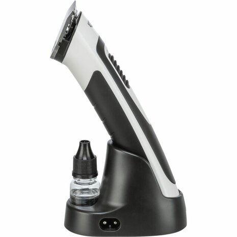 Accu-Tondeuse SLIM TR500 wit zwart ergonomische draadloze hondentrimmer met houder