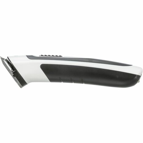 Accu-Tondeuse SLIM TR500 wit zwart ergonomische draadloze hondentrimmer, zijkant
