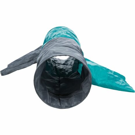 Kattentunnel met ritselfolie en 4 ingangen 115 cm lengte voor katten en konijnen