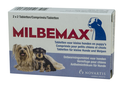 Milbemax ontworm tabletten puppy kleine hond