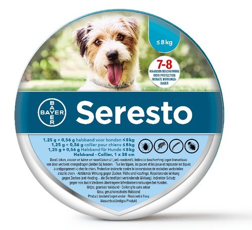 Seresto tekenband vlooienband tot 8kg