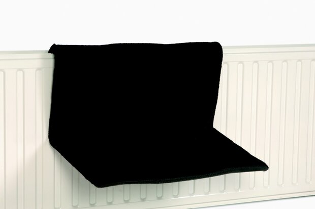 Radiator hangmat zwart