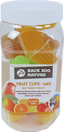 Back Zoo Nature fruitcups mix 24 stuks