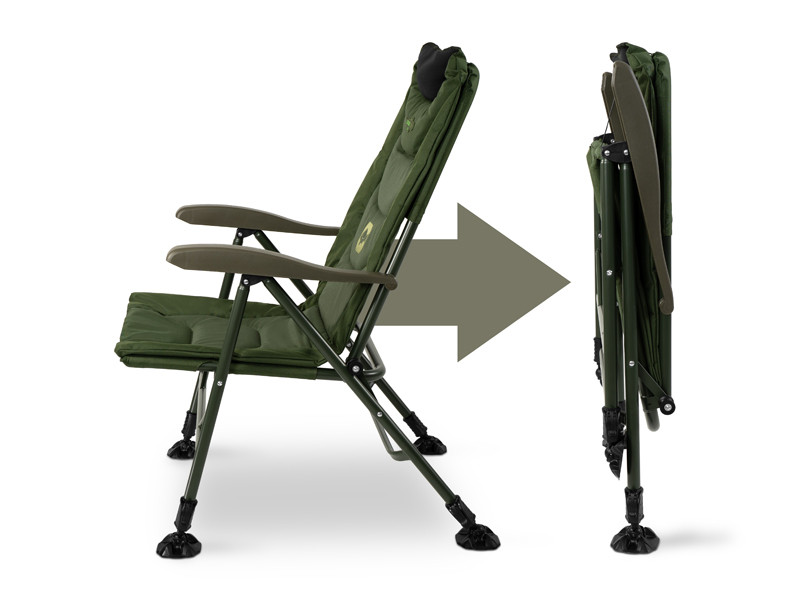 Delphin ErgoCARP stoel opvouwbaar en transporteerbaar