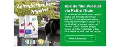 Ontvang een filmvoucher bij aankoop van een verpakking Prins VitalCare*